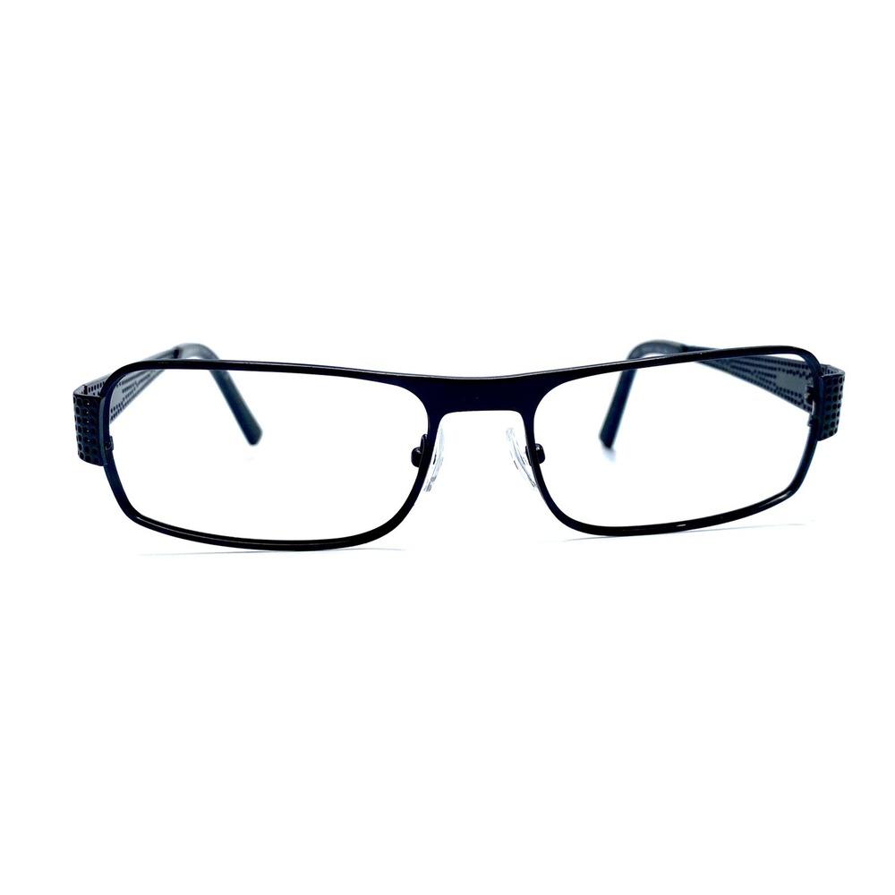Prada Black Titanium Rectangular Eyeglasses Italy SPR521 1B0-1A1 56 17 135